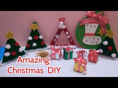 4 Economic diy for Christmas decoration, easy and no cost #Christmas#craft#ideas