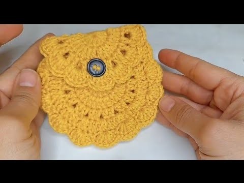 A beautiful crochet wallet that you will not hesitate to make
