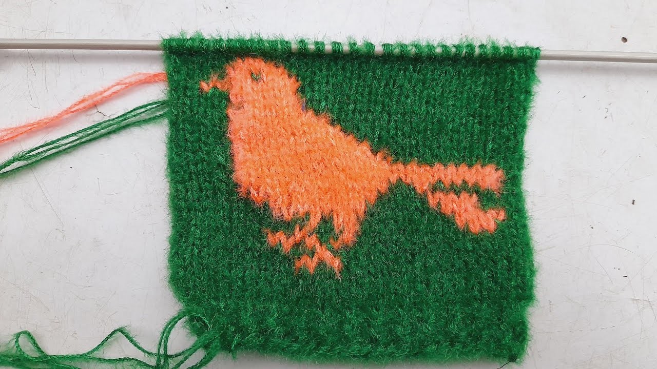 Bird Design For Sweater || Best Sweater ka design || Super Easy Knitting Stitch Pattern || #sweater