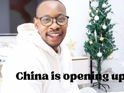 China is opening up, christmas haul and setting up my Christmas tree | Lwazi M
