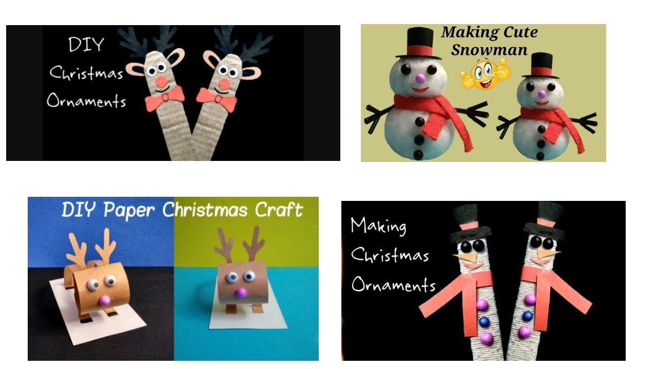 Christmas Ornament Crafts In 1 Video | Simple And Easy Christmas Craft Ideas | GT art n craft