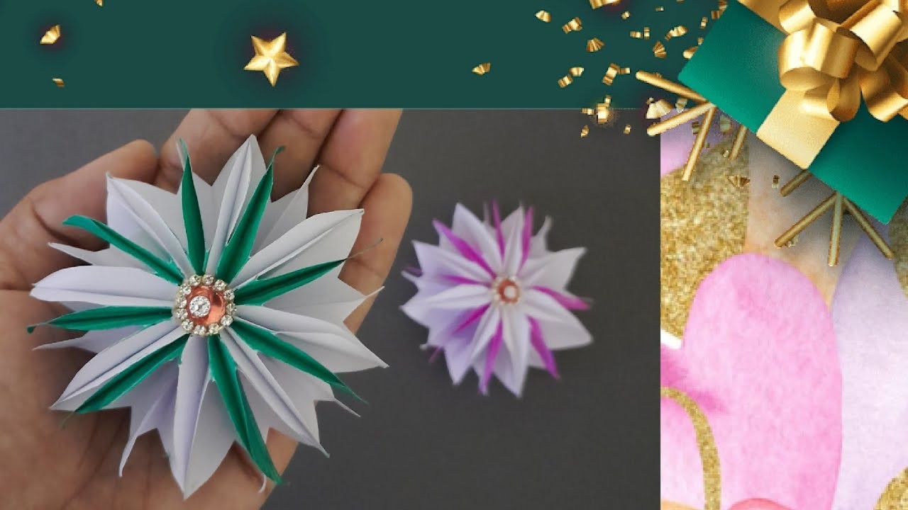 Christmas tree????decoration#christmas craft#|3D star|how to make star for Decoration|paper craft|