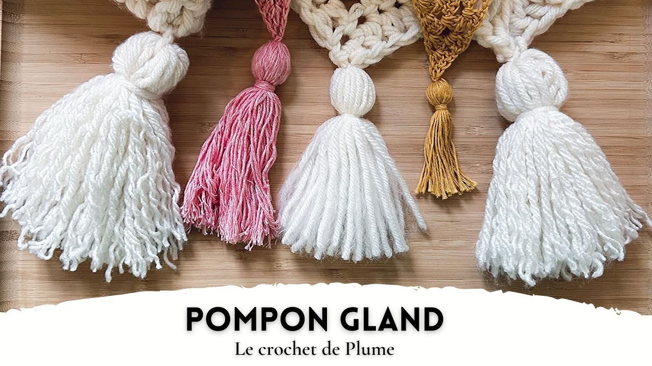 Comment faire un Pompon gland à frange ? Facile et rapide ⭐️ Tuto Lou Passion DIY Fait main Craft