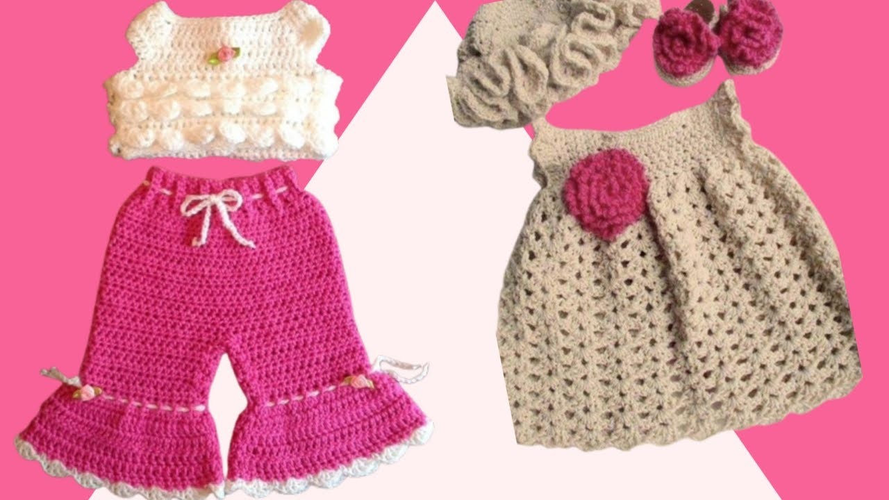 Crochet Baby Girl Dress Design &Ideas@easyideaswithdaisy