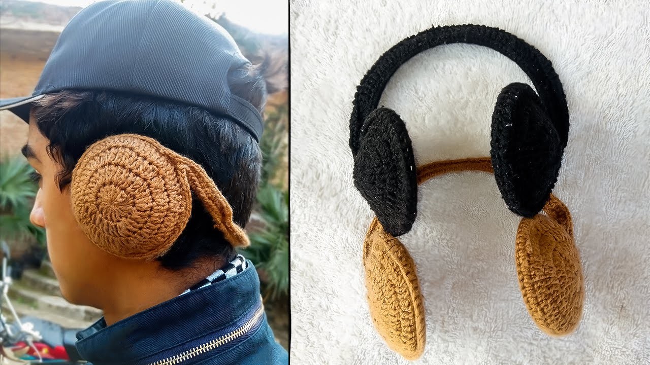 Crochet Ear Warmer Headbands | Crochet earmuffs