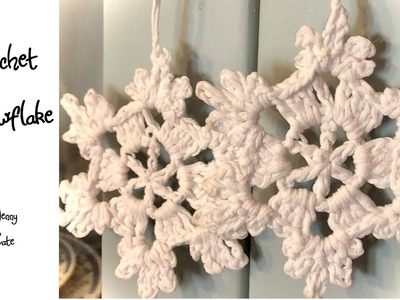 Crochet Snowflake Round 1