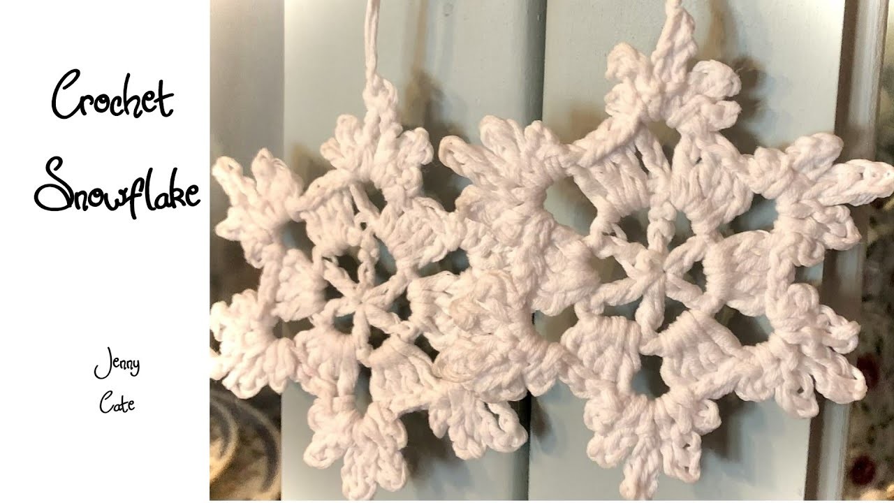 Crochet Snowflake Round 1