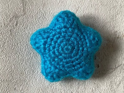 Crochet star, easy pattern, no stitch pattern
