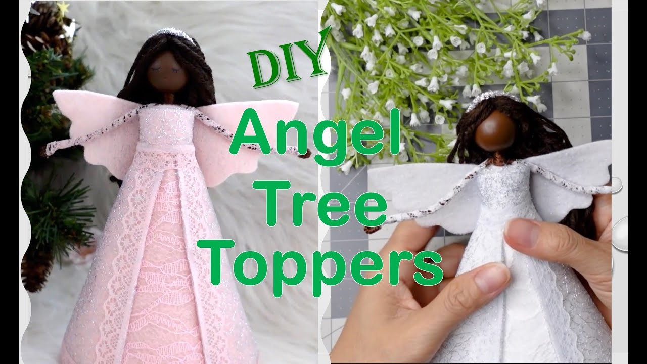 DIY Angel Tree Toppers | Custom Angel Dolls | Huong Harmon