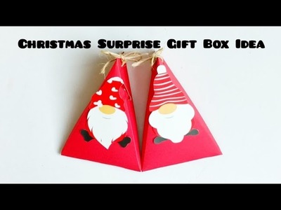 DIY Christmas Surprise Gift Box | Simple And Cute Gift Box Idea.