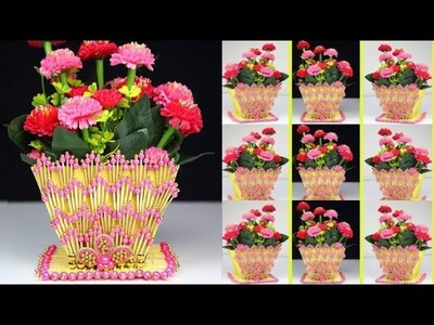 DIY home decoration | Home decoration ideas | Homemade decoration | Home decor | flower vase making