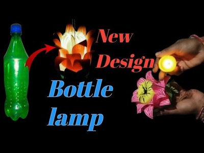 Diy Lantern.Tealight Holder form West Plastic Bottle at home.Diy Home Decoration ideas