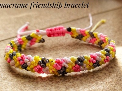 DIY macrame friendship bracelet ????