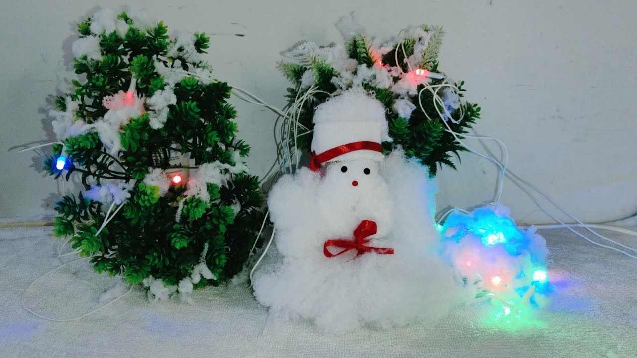 DIY SNOWMAN || SNOWMAN MAKING FROM SOCKS || CHRISTMAS CRAFT IDEAS