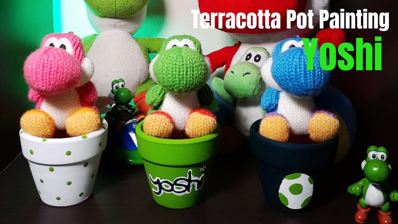 DIY Terracotta Pots- Yoshi