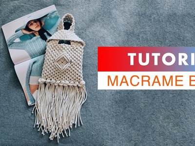 DIY: Tutorial Macrame bag ???? Boho Style. Summer Bag