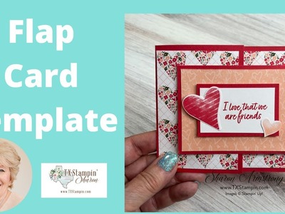 Flap Card Template: This Free Card Making Lesson Is For Everyone