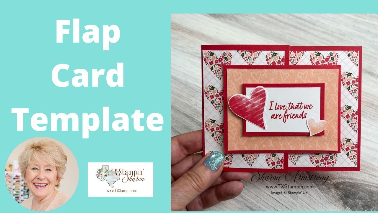 Flap Card Template: This Free Card Making Lesson Is For Everyone