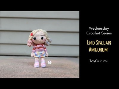 How to Crochet Enid Sinclair Amigurumi || The Addams Family Amigurumi || Wednesday Enid Crochet Doll
