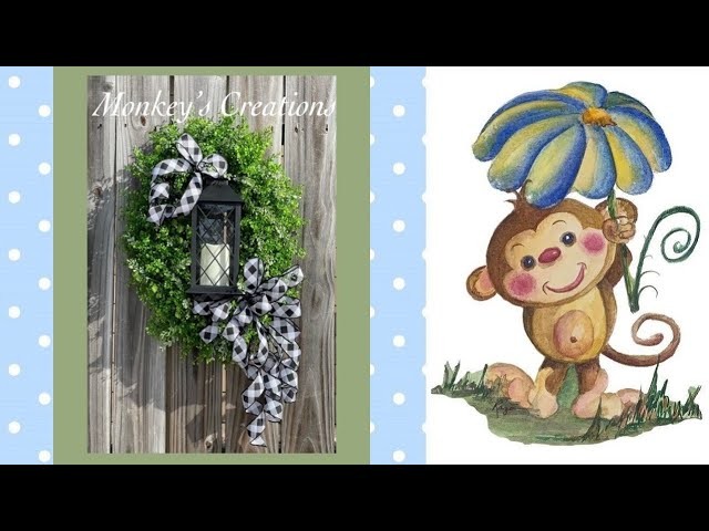 How to Make a Lantern Wreath | DIY Greenery Wreath | Easy Decor Wreath | Live Replay