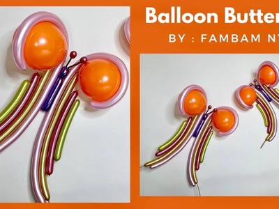 How to make Balloon Butterfly (Balloon Ideas)