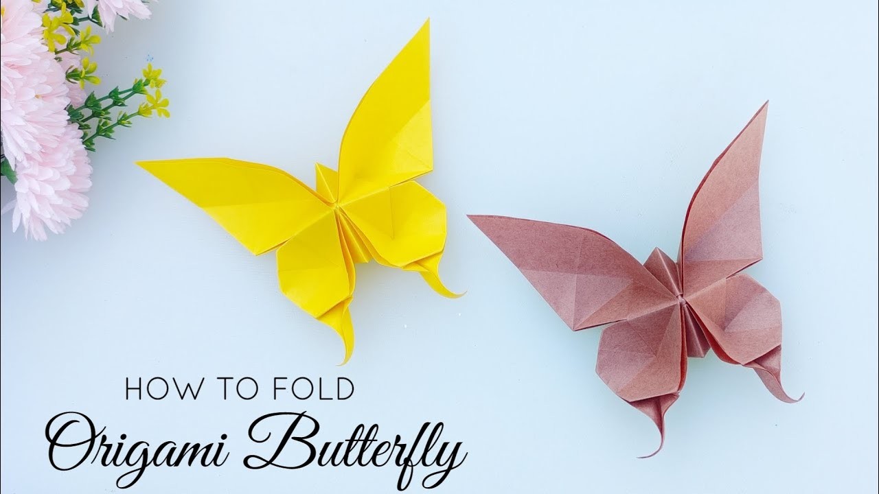 How to make butterfly using Origami Paper | Easy Paper Craft | DIY Craft