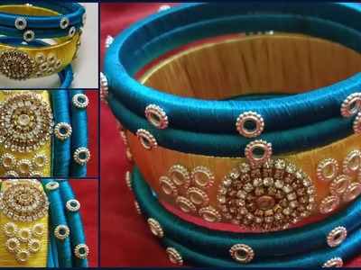 Latest Silk Thread Bangle Design | Hand crafted Silk thread Bangle | Online Shopping
