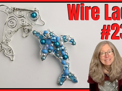 Making Dolphin Brooches. Wire Lady TV Ep 237 Livestream Replay