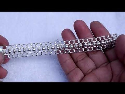 Making silver bracelets [Handmade jewelry] [TOL Recycling old jewelry]