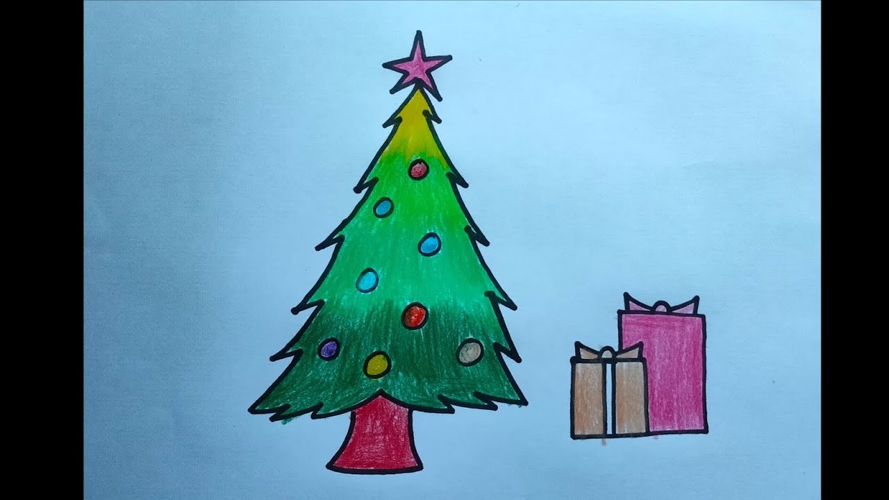 Merry Christmas Drawing Easy || How to draw Merry Christmas step by step