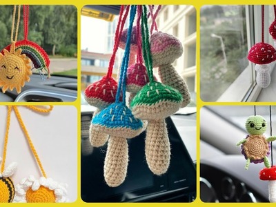 New amazing crochet ???? car hangings patterns free