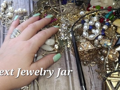Next Jewelry jar to go through #jewelrysale #unboxing #unjarring