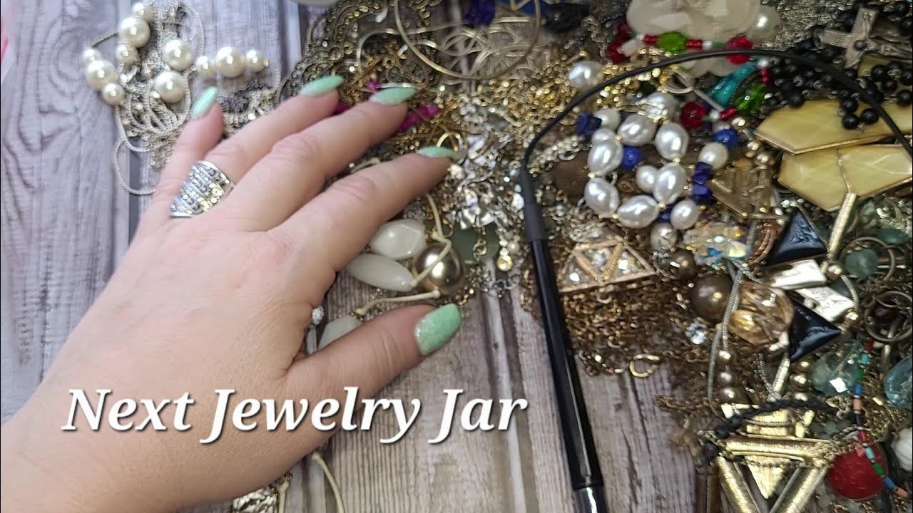 Next Jewelry jar to go through #jewelrysale #unboxing #unjarring