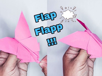 Origami flapping butterfly | Very Easy ! how to make paper flapping butterfly #diy #origami #craft