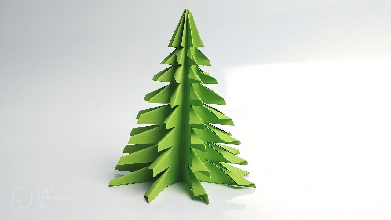 Origami Paper Christmas tree | Christmas tree easy | How to make paper christmas tree
