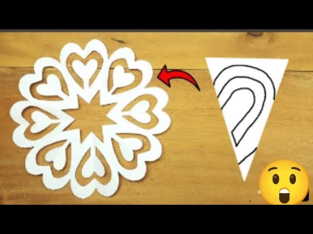 Paper Cutting Snowflake For Christmas | DIY Paper Christmas Decorations | Easy Paper Crafts