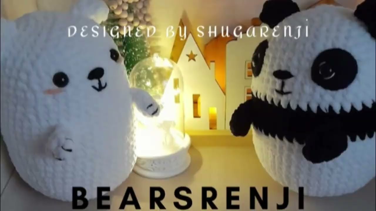 PART 1- How to Crochet Cutie Bears ???? easy pattern ???? amigurumi bears tutorial