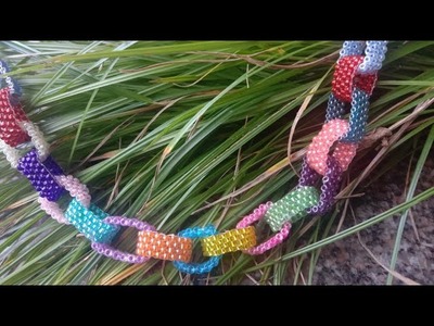 Peyote Chain Necklace@Cut n' Paste