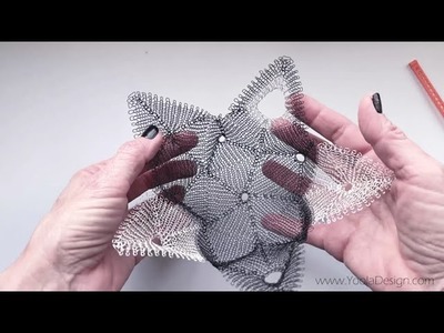 Polygon loom system, unique wire crochet jewelry making tool
