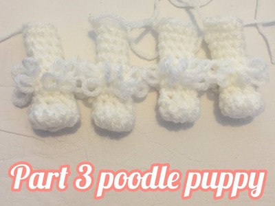 Poodle Crochet Tutorial Part 3. English subtitles. Audio en español