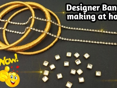 Thread bangles making new model | Jewelry making | Thread bangles making latest designs 2023