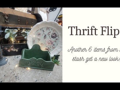Thrift Flip - Six More Items from my Stash get a New Look!!