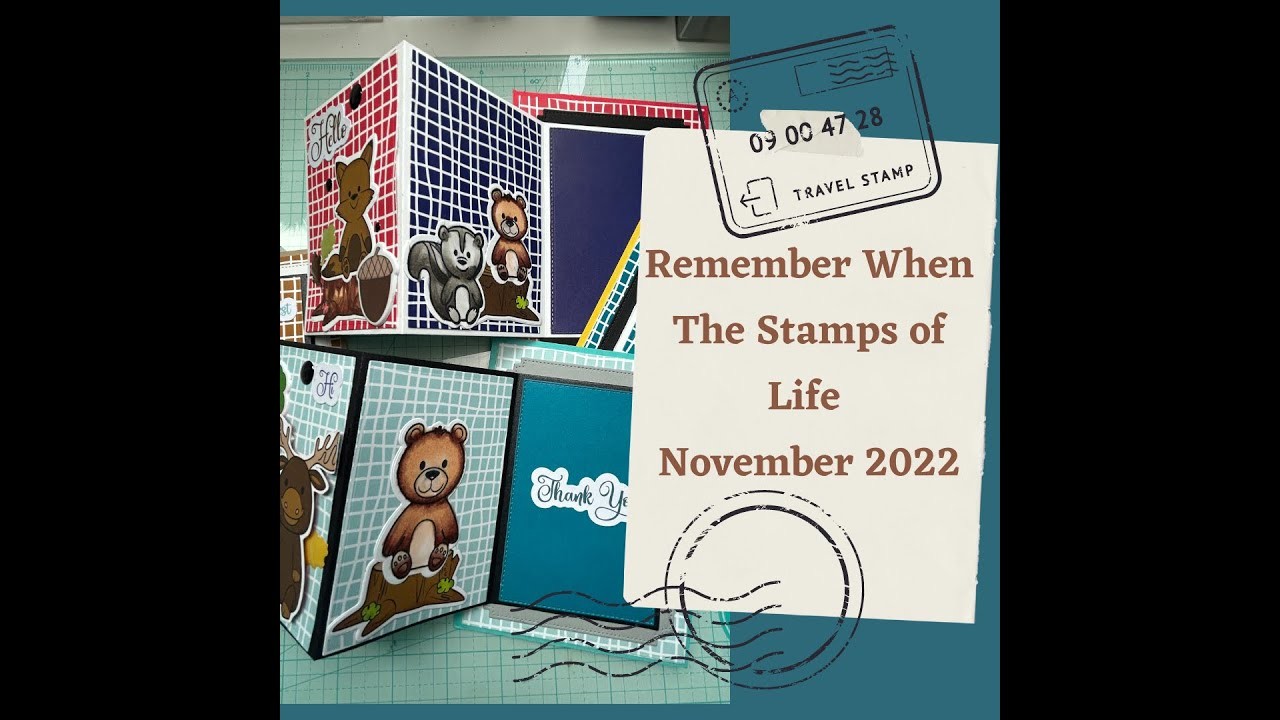 TRI FOLD CARD MAKING | The Stamps of Life | Remember When Card Kit Nov 2022 | #Cardmaking #MakazHome