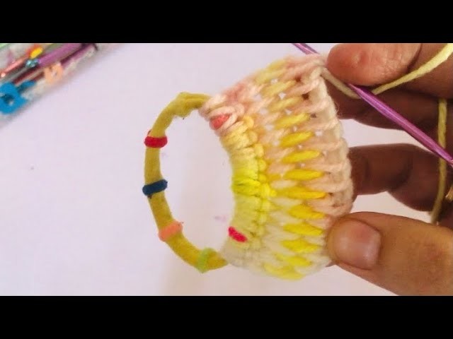 Tunisian hair band! Easy crochet hair band