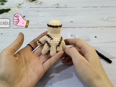 Wednesday Şey (Thing) yapımı #handgestrickt #crochet #handmade #amigurumi #faitmain #thing #pattern