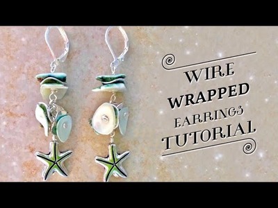 Wire Wrapping Stones | DIY Earrings with Beads | Easy Wire Wrapping | How to make a Beaded Earrings