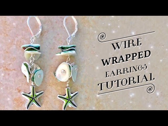 Wire Wrapping Stones | DIY Earrings with Beads | Easy Wire Wrapping | How to make a Beaded Earrings