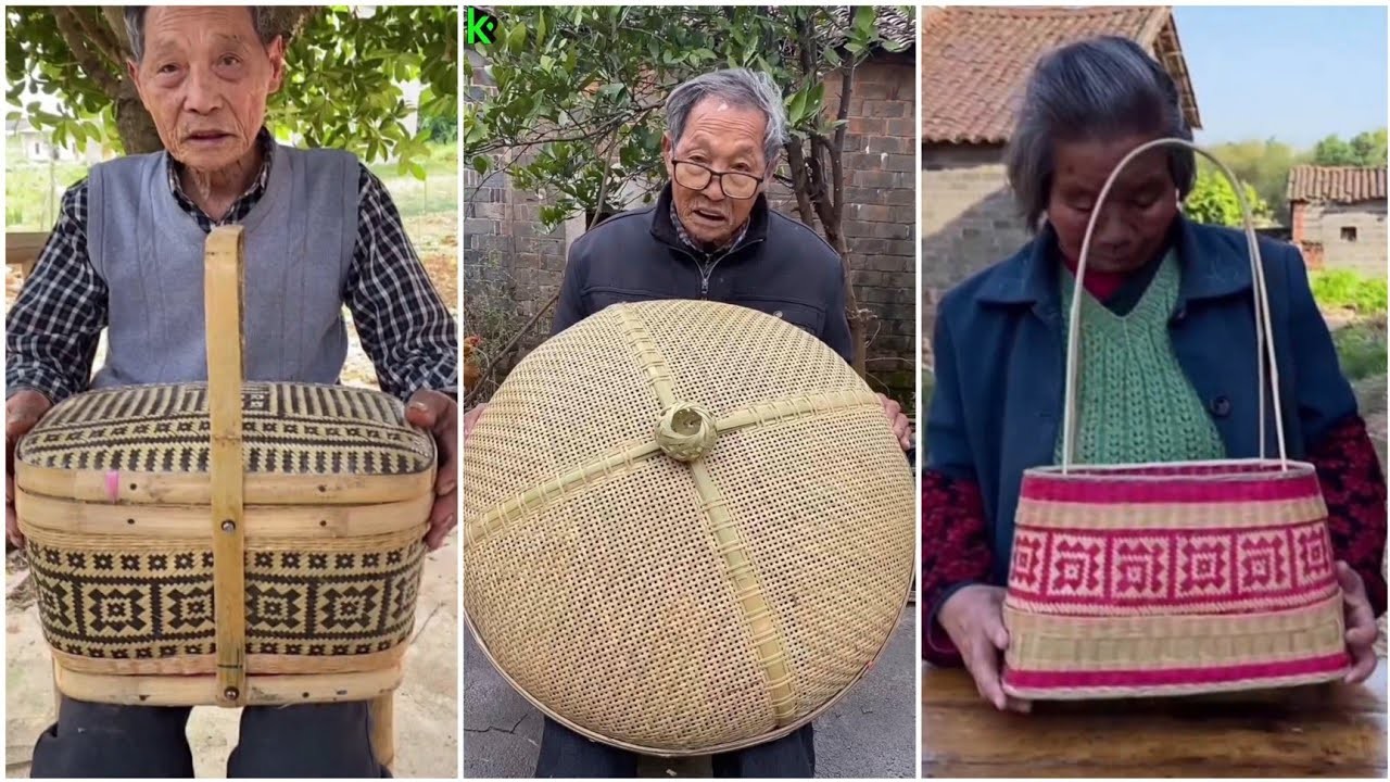 Bamboo Craft - Awesome bamboo basket making 2023 - How to make amazing bamboo crafts 2023 Part 04
