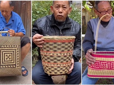 Bamboo Crafts - Awesome bamboo craft making 2023 - How to make wonderful crafts from bamboo Part 67