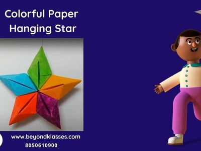 Craft videos | How to make paper  simple steps Hanging Star | Easy craft DIY mcrafts |craft making